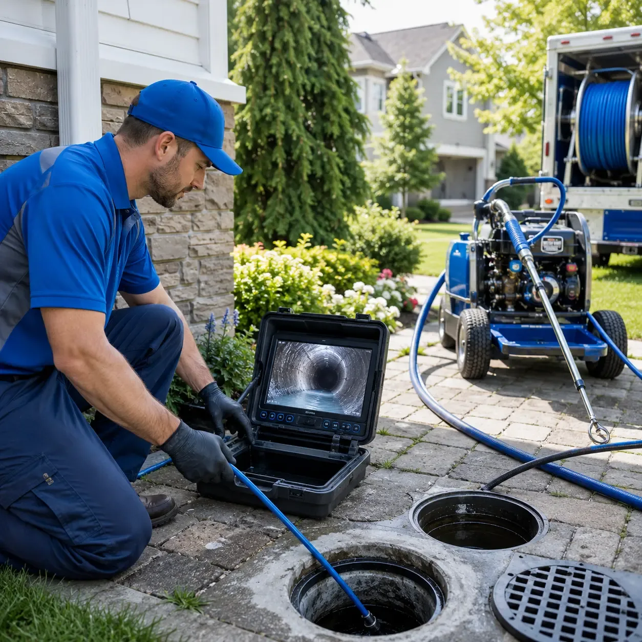 Outdoor drain cleaning professionals serving Linn Grove, IA